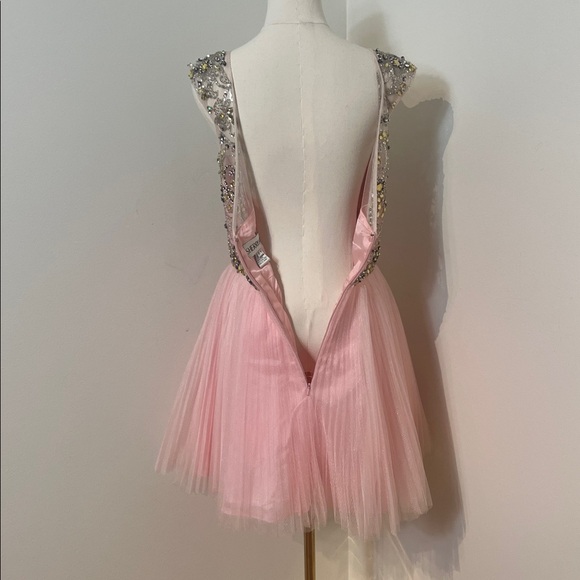 Sherri Hill 2814 Pink Dress - Picture 11 of 17